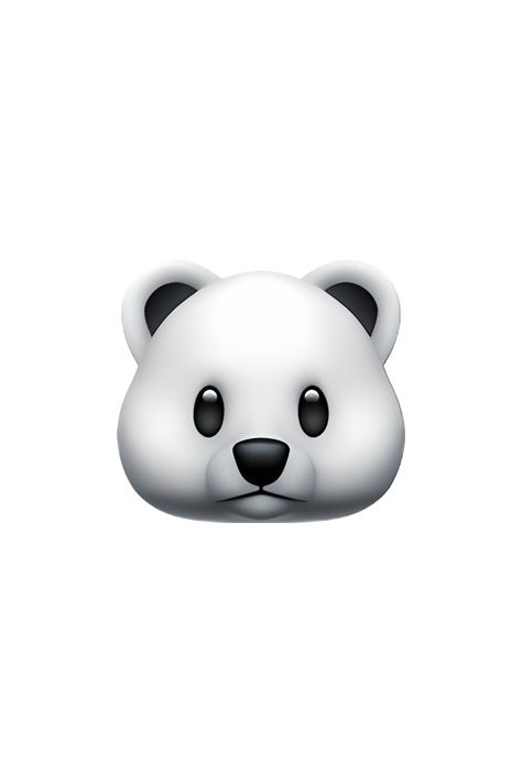 Bear Emoticon, Animal Emoji, Adidas Soccer Boots, Bear Emoji, Emoji Copy, Apple Emojis, Emoji Dictionary, Small Ears, Iphone Emoji