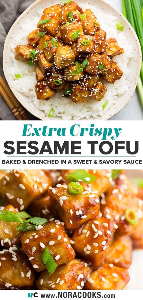 Crispy Tofu And Broccoli, Plain Tofu Recipes, Easy Yummy Tofu Recipes, East Tofu Recipe, Good Tofu Recipes, Vegan Tofu Broccoli Recipes, How To Flavor Tofu, Easy Asian Tofu Recipes, Tofu Sesame Recipes