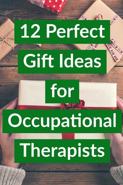 12 perfect gift ideas for occupational therapists (and new OT grads!) Gifts For Occupational Therapist Thank You, Occupational Therapy Month Gifts, Gift For Occupational Therapist, Occupational Therapy Appreciation Ideas, Gift Ideas For Therapists, Occupational Therapy Graduation Party Ideas, Physical Therapist Appreciation Gifts, Physical Therapist Gifts Diy, Gift Ideas For Physical Therapist