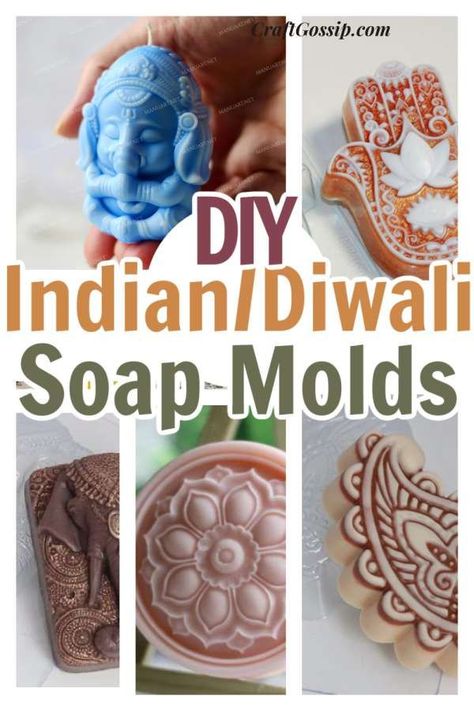 These roundups of soap molds is perfect for anyone wanting to create little handmade Indian-themed soaps. Perfect for gifting a Diwali or for a Mehndi party or wedding favors.  If you are hosting a Bollywood party, these little soaps … Read More... Body Butter Recipe Homemade, Diy Sugar Cookies, Whipped Coconut Oil, Shower Melts, Vanilla Body Butter, Indian Wedding Gifts, Holi Party, Mehndi Party, Homemade Body Butter