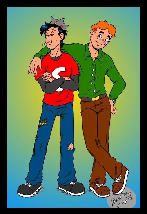 Archie y torombolo Archie And Jughead, Archie Cartoon, Archie Comics Fashion, Archie Comics Poster, Archie Comics Jughead, Betty Cooper Archie Comics, 60s Cartoons, Archie Betty And Veronica, Archie Jughead