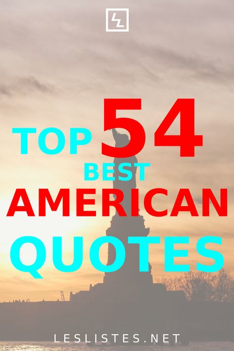 America is one of the most influential countries in history. With that in mind, check out the top 54 American quotes. Patriotic Quotes United States, Quotes For My Kids, American Pride Quotes, American Sayings, Homeschool Copywork, American Phrases, Dreams Come True Quotes, Safe Quotes, Youth Quotes