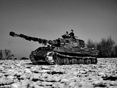 King Tiger II. The Tiger II Or the King Tiger tank was produced sometime around 1944. But only a few of these were produced. 500 King Tigers were produced during the war. King Tiger, Tiger Ii, Tiger Tank, In The Middle, The Middle