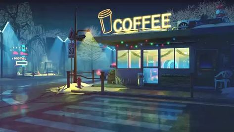 Imgur Post - Imgur Coffee Shop Music, Zoom Wallpaper, Night Coffee, Music For Studying, Cool Desktop, Coffee Wallpaper, Rainy Night, Smooth Jazz, Sound Of Rain