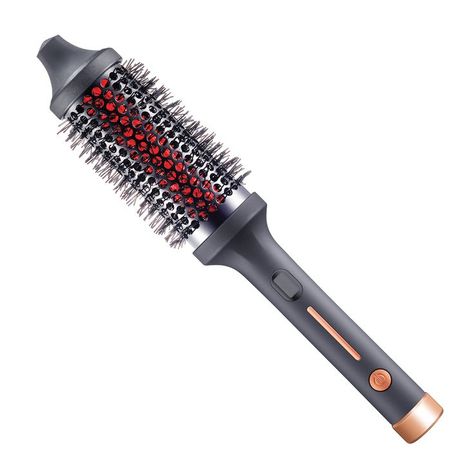 SUTRA IR Infrared Thermal Brush - Heated Round Hair Brush with Ionic Bristles for Straightening and Smoothing Fully Dried Hair, Volumizing, Reduces Styling Time, All Hair Types Thermal Brush, Styling Brush, All Hair Types, Hair Brush, Barrel, Heat, Technology, Hair, Beauty