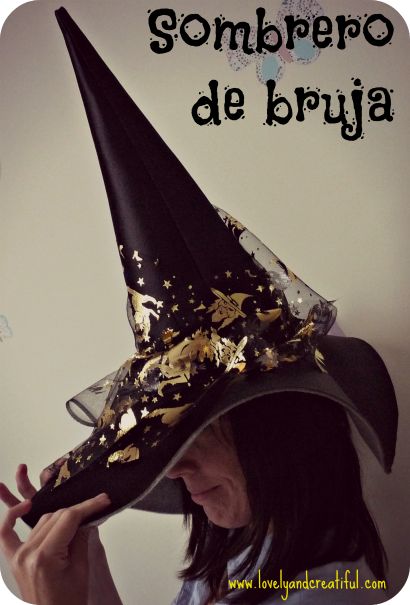 Gorro_bruja_Halloween  Cómo calcular las medidas Bruja Halloween, The Season Of The Witch, Halloween Tutorial, Season Of The Witch, The Witch, Halloween Ideas, Halloween