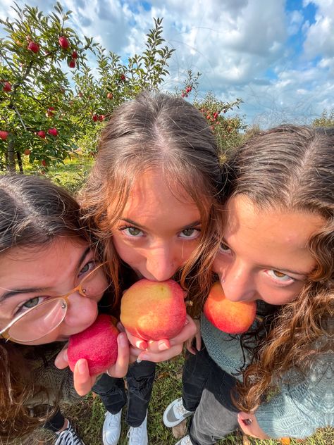 Apple Picking Instagram Pictures, Apple Picking Pictures, Apple Orchard Pictures, Apple Picking Photos, Apple Picking Outfit, Apple Photo, Pumpkin Picking, Friend Poses Photography, Pumpkin Spice Season