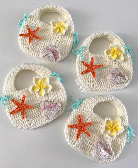 Beach Themed Crochet Projects, Ocean Bag Crochet, Crochet Sea Bag, Crochet Ocean Bag, Star Fish Crochet, Crochet Sea Shell, Starfish Crochet, Seashell Crochet, Crochet Seashell