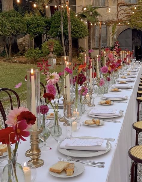 Planning 2024, Tafel Decor, Birthday Dinner Party, Dinner Party Table, Outdoor Dinner, Birthday Brunch, 18th Birthday Party, Garden Party Wedding, Floral Shop