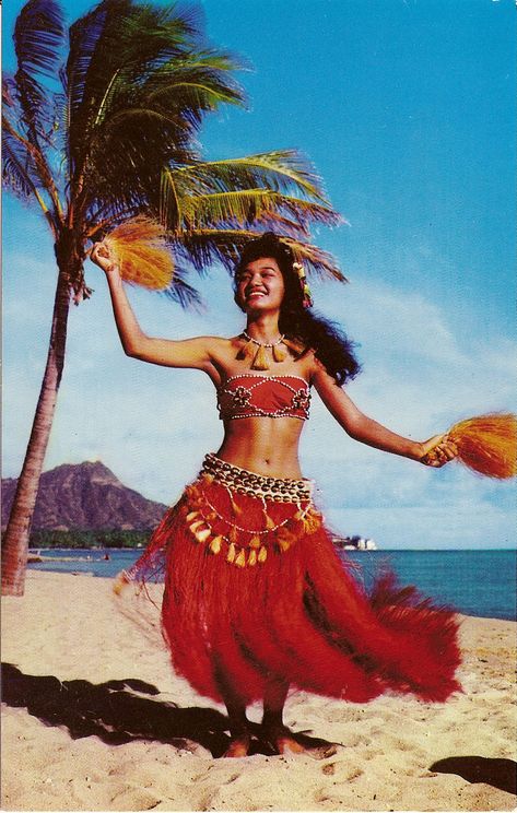 Polynesian Dance, Tahitian Dance, Hawaii Hula, Hawaii Vintage, Hawaiian Dancers, Waikiki Hawaii, Polynesian Art, Hula Dance, Hula Dancers