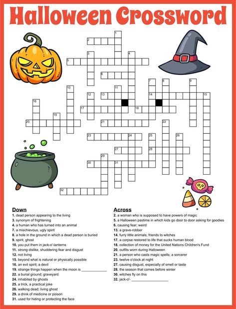 Free Printable Halloween Crossword Puzzles For Adults Halloween Team Activities, Free Printable Halloween Crossword Puzzles, Free Crossword Puzzles For Adults, Halloween Logic Puzzles Free, Easy Crossword Puzzles Printable, Fall Crossword Puzzles Printable, Kids Crossword Puzzles Free Printable, Halloween Crossword Free Printable, Printable Puzzles For Adults