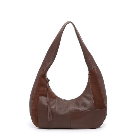 New With Tag. Showcase Casual Style With This Looped Hobo Bag Design From Crown Vintage. Brown Color. Featuring A Single Shoulder Strap Handle For Easy Carrying, This Slouchy Purse Is A Fun Carry-All For Everyday Outings. Leather Top Zipper Closure Shoulder Strap With 13" Max. Drop Exterior Pockets: 1 Zip Interior Pockets: 1 Zip, 2 Slip Fabric Lining 14" L X 3" W X 8" H Imported Slouchy Purse, Slouchy Hobo Bag, Crown Vintage, Leather Hobo Bag, Denim Bag, Bag Design, Vince Camuto Shoes, Leather Hobo, Vintage Bags