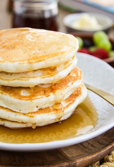 If you're looking for The Best Fluffy Homemade Pancakes Recipe, this is it. These classic pancakes are fluffy, sweet and delicious. This is our go-to recipe for pancakes! Easy Fluffy Pancake Recipe, Homemade Pancakes Recipe, Classic Pancakes, Fluffy Homemade Pancakes, Recipe For Pancakes, Homemade Pancakes Fluffy, Fluffy Pancake Recipe, Homemade Pancake Recipe, Pretty Life