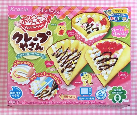 Popin’ Cookin’ Mini Crepe Shop DIY Candy Kit Review Poppin Cooking, Japanese Candy Kits, Candy Japanese, Snacks Japonais, Crepe Shop, Popin Cookin, Candy Sushi, Japanese Candy Snacks, Candy Kit