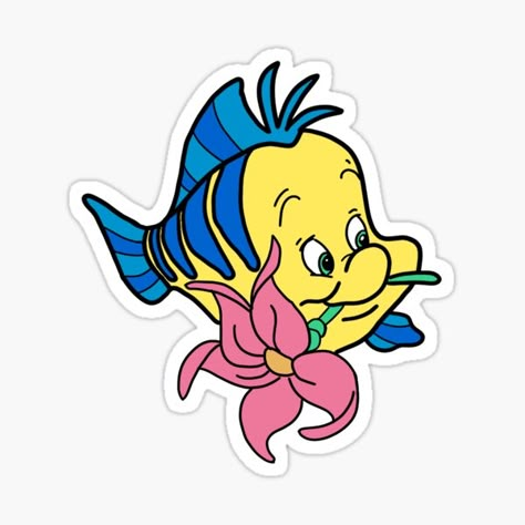 The Little Mermaid Stickers | Redbubble Weird Stickers, Stickers Disney, Fish Sticker, Disney Stickers, Mermaid Sticker, Disney Iphone, Posca Art, Tumblr Stickers, Disney Sticker