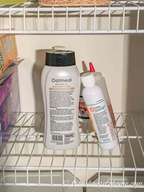 7 Clever Wire Shelving Hacks That Will Get You Organized Garage Shelf Liner, Wire Shelf Garage Organization, White Wire Shelving Closet Organization Ideas, Wire Shoe Rack Ideas, Organizing Closet With Wire Shelves, Wire Rack Organization Ideas, Linen Closet Organization Wire Shelving, Laundry Room Ideas Wire Shelves, Wire Shelf Labels