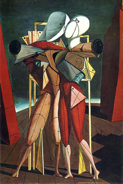 Giorgio de Chirico on Twitter: "Hector and Andromache, 1912 #metaphysicalart #chirico… " Hector And Andromache, Giorgio De Chirico, Metaphysical Art, Istoria Artei, Inside Art, Modern Art Paintings, Piet Mondrian, Italian Artist, Land Art