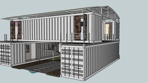 Container Terrace, Cargo Home, Shipping Container Architecture, Sea Container Homes, Shipping Container Design, Cargo Container Homes, Cargo Container House, Shipping Container Home Designs, Container Houses