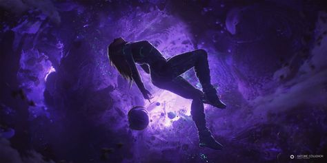 into the depths of self discovery, Antoine Collignon on ArtStation at https://www.artstation.com/artwork/D3VJe Ultron Wallpaper, Two Steps From Hell, Marvel Wall Art, Dr Marvel, Chill Music, Marvel Coloring, Marvel Wall, Marvel Photo, Magic Aesthetic