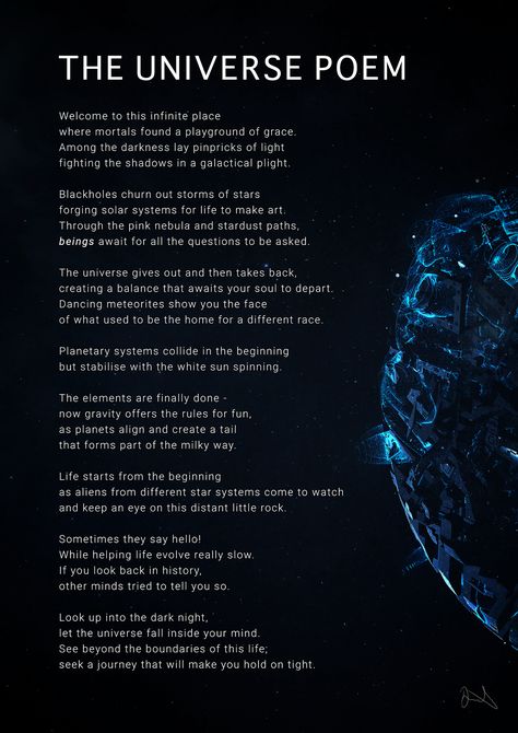 Space Poems Poetry, Poem On Galaxy, Space Quotes Universe Inspiration, Astronomy Quotes Inspirational, Poems About Astronomy, Poem About Space, Poetry About Space, Poems About Space, Astronomy Quotes Aesthetic