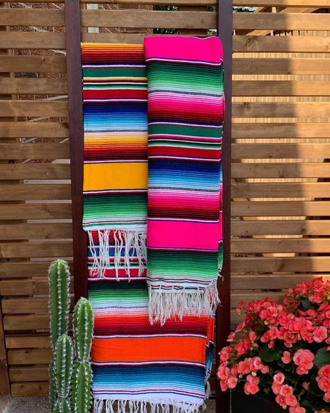 Colourful Pillows, Mexican Sarape, Hispanic Culture, Mexican Blanket, Mexican Decor, Mexican Dresses, Mexican Art, Porch Decor, Colorful Pillows