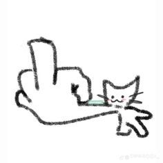 Cute Plants To Draw, Cat Drawings Funny, Goofy Drawing Cat, Cute Cat Drawing Aesthetic, Small Cat Doodle, Mini Cat Drawing, Cat Art Simple, Silly Pictures Drawing, Two Cats Drawing