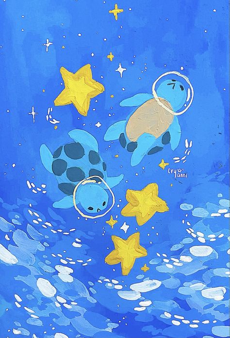 Notion Pictures Blue, Noteit Idea, Space Animals, Hand Drawing Reference, Cool Backgrounds Wallpapers, Illustration Art Drawing, Halloween Digital, Night Painting, 그림 그리기