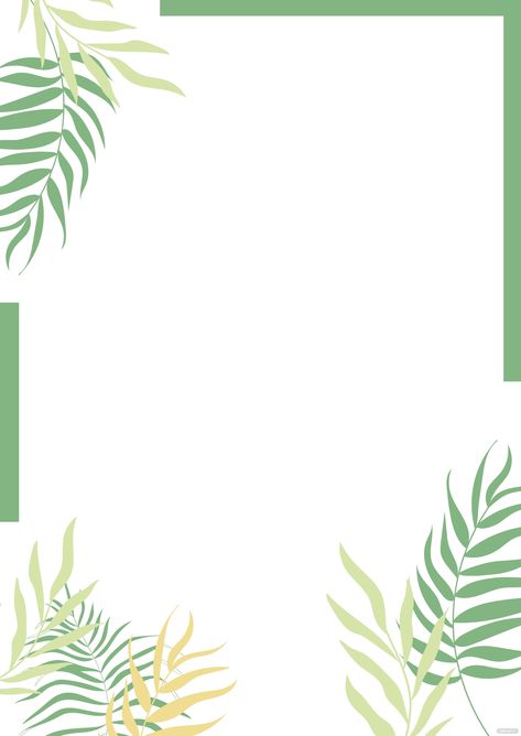 Green Page Border Template Aesthetic Borders For Project Printable, Printable Cover Page For Project, Green Border Aesthetic, Green Border Design Aesthetic, Forest Border Design, Border Designs For Projects Printable, Simple Boarder Designs Aesthetic, Border Templates Aesthetic, Boarders Designs For Projects Creative