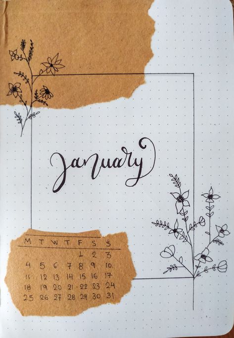 Bujo Name Page, 2023 Journal Cover Page, January Bulletin Journal Ideas, January Book Journal, Bujo 2022 Cover Page, January Journal Page, 2023 Journal Ideas Cover, Journal January Ideas, Journal 2023 Cover