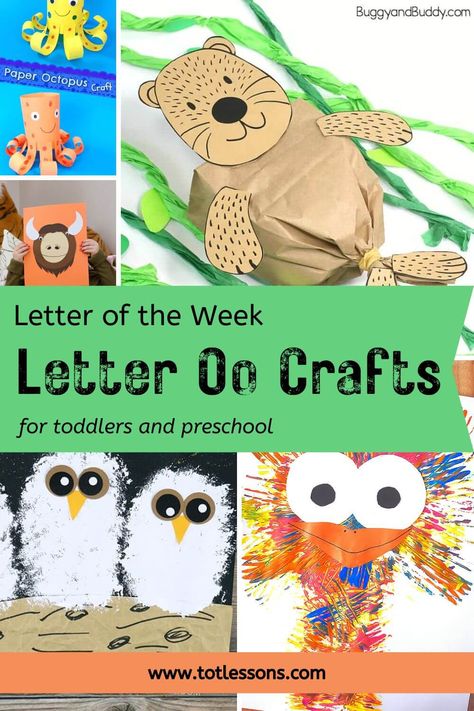 Letter of the Week Preschool Curriculum: Letter O - Printables and Resources - totlessons.com O Crafts For Toddlers, The Letter O Preschool Crafts, Letter O Art Preschool, Letter O Crafts For Toddlers, O Crafts For Preschool, Letter O Crafts For Preschoolers, Letter O Preschool, Letter Of The Week Preschool, Letter O Activities