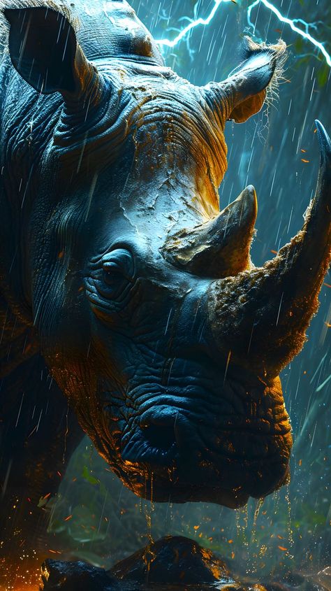 Step into the realm of animal photography with this striking animals aesthetic wallpaper, featuring a rhino amidst a thunderstorm. Embrace the allure of animal reference photos captured in a dramatic photography aesthetic scene. Follow and explore art products and more through the link in bio for more animals beautiful wallpapers. 🦏🖼️ Wildlife Photography Wallpaper, Animals Aesthetic Wallpaper, Animal Reference Photos, Dramatic Photography, Animals Aesthetic, Animal Reference, Luxury Wallpaper, Photography Aesthetic, Art Products