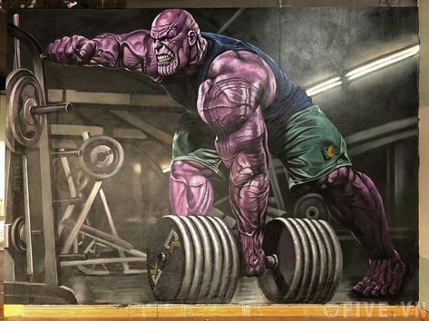 Gym Motivation Wallpaper, Gym Design Interior, Gym Wall Decor, Gym Wallpaper, Gym Wall Decal, Hulk Art, Gym Poster, Gym Wall, Gym Interior