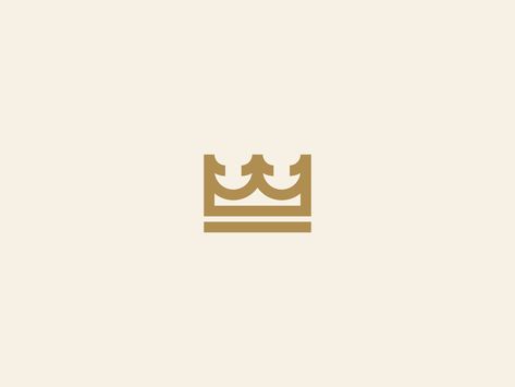 Crown Logo by Adam Vizi on Dribbble Royal Logo, Church Logo, Crown Logo, Unique Logo Design, Crown Design, Minimalist Logo Design, King Logo, Unique Logo, Business Logo Design