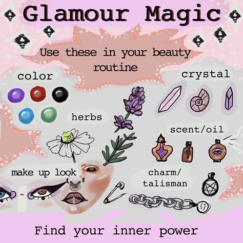 Glamour Magic Glamor Magic, Witch Craft Supplies, Best Skincare Routine, Magic Day, Magic Bottles, Wiccan Spell Book, Magick Book, Moon Witch, Witch Craft