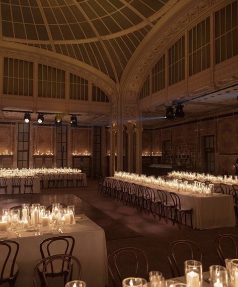 Candle Lit Wedding Reception, Candlelit Reception, Candlelit Wedding, Candle Lit Wedding, Indoor Wedding Receptions, Vogue Wedding, Jw Marriott, Future Wedding Plans, Neutral Wedding