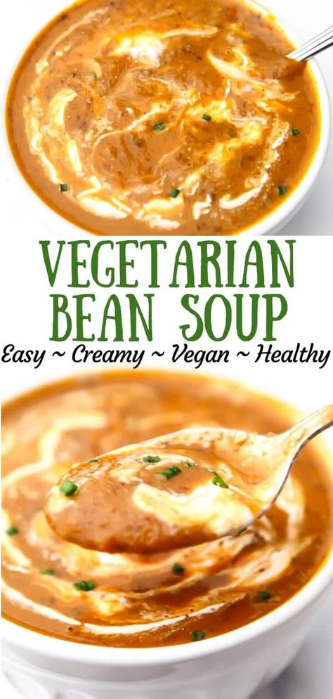 High Fiber Soup, Vegan Bean Soup, Fiber Soup, Dysphagia Recipes, Liquid Diet Recipes, High Protein High Fiber, Vegan Bean, Pureed Soup, Soft Foods