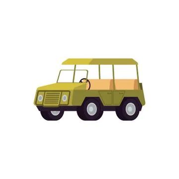 Safari Bus, Background Car, Flat Vector Illustration, Safari Tour, Flat Vector, Cartoon Icons, Car Cartoon, Offroad Vehicles, Wooden Toy Car