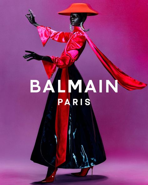 Art + Commerce | Balmain, Fall/Winter 2023. Photographer: Rafael Pavarotti. @Balmain @RafaelPavarotti_ @AkuolDengAtem @NaomiApajok #Balmain… | Instagram Rafael Pavarotti, Elevated Fashion, Olivier Rousteing, South Sudan, Brand Campaign, Latest Design Trends, Balmain Paris, Pierre Balmain, Fashion Advertising