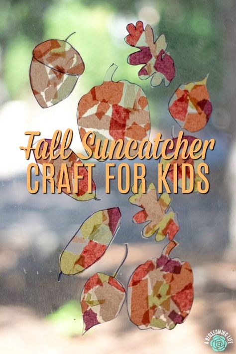 Fall Activities For Preschoolers, Sun Catcher Craft, Leaf Suncatcher, Fall Leaf Template, Fall Activities For Toddlers, Leaf Collage, Leaves Changing Color, Tissue Paper Crafts, Fall Preschool Activities