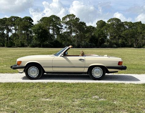 1986 Mercedes Benz 560sl CONVERTIBLE Boca Raton, Florida | Hemmings 2000s Convertible, Vintage Mercedes Convertible, Mercedes Convertible, Mercedes Benz Convertible, Mercedes 500, Michelin Tires, Boca Raton Florida, Mercedes Sl, Classic Mercedes