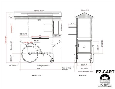 Carts and Kiosks for Sale - Cart-King International Diy Food Cart, Wedding Candy Cart, Mobile Kiosk, Vendor Cart, Food Stall Design, Candy Car, School Swag, Mobile Food Cart, Sweet Carts