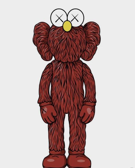 Red Kaws, Bape Wallpaper Iphone, Kaws Painting, Kaws Wallpaper, Canvas Drawing, Artsy Pictures, Image Swag, Canvas Painting Designs, Graphic Tshirt Design