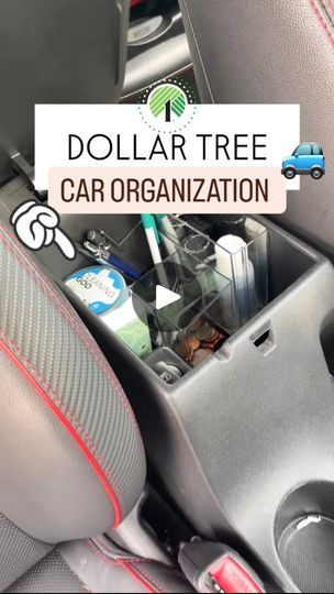 38K views · 823 reactions | Dollar Tree organization ideas for your ✨CAR!✨Which products would you use in your car 🚙 ?!💚📸Dollar Tree SHOPPING list: 🛒 Clear Stackable Drawer🛒 3 Compartment Organizer🛒 Cupholder Trashcan 🛒 Plastic Caddy 🛒 Sport Armband Phone Holder #diy #organization #organizationideas #dollar #dollartree #car #cars #hack #homehacks #home #homedesign #diyproject #tutorial #hacks #life #lifehacks #carcare | The Crafted Studio Co | Adam Griffith · Champagne Diy Interior Car Decor, Dollar Tree Car Finds, Cool Things To Put In Your Car, Organize Car Console, Suv Organization Ideas, Dollar Tree Car Organization Ideas, Dollar Tree Car Hacks, Car Console Organization, Dollar Tree Car Organization