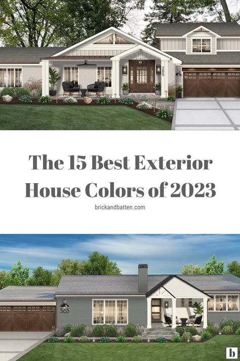 Trending Exterior House Colors 2022, Best Outdoor Paint Colors For House, Outdoor House Paint Colors 2023, Exterior House Trends 2023, 2023 Siding Trends, 2023 Exterior Paint Colors, Top Exterior House Colors 2022, Best Exterior House Colors 2023, Front House Colors Ideas