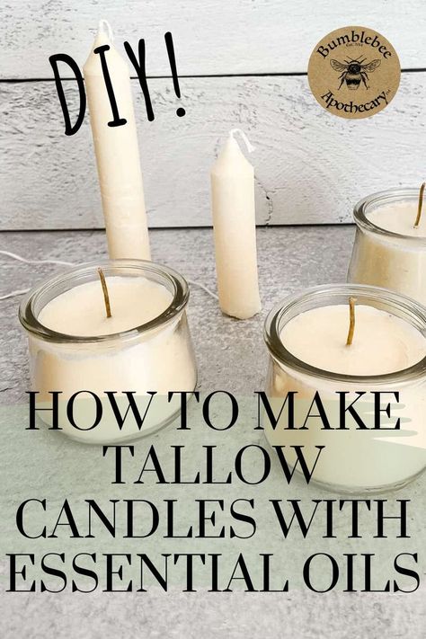 If you’re a fan of tallow, you’ll want to know how to make tallow candles with essential oils. No more need for buying expensive candles or candles with harmful chemicals. Extra candles are great for when you need a last minute gift. I love bringing a homemade candle as a hostess gift or to add to a gift basket during the holidays. Make Tallow, Tallow Recipe, Tallow Candles, Candles With Essential Oils, Homemade Candle, Long Lasting Candles, A Gift Basket, Food Candles, Essential Oil Candles