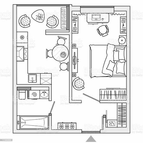 Sketch Plan, Floor Plan Sketch, Interior Architecture Sketch, Interior Design Basics, Interior Design Sketchbook, Home Equipment, Interior Design Layout, Furniture Design Sketches, Beyond Imagination