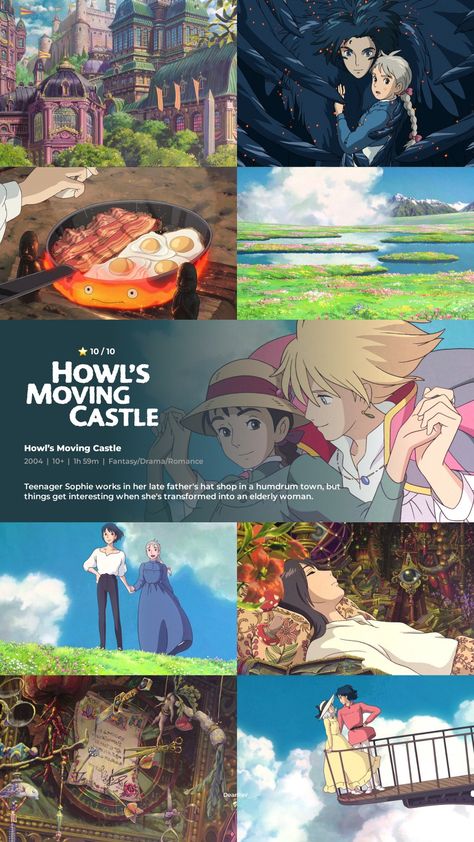 Studio Ghibli Movie List, Calm Background, Howl's Moving Castle Howl, Get Productive, Studio Ghibli Poster, Anime Studio, Good Animated Movies, Personajes Studio Ghibli, Studio Ghibli Background