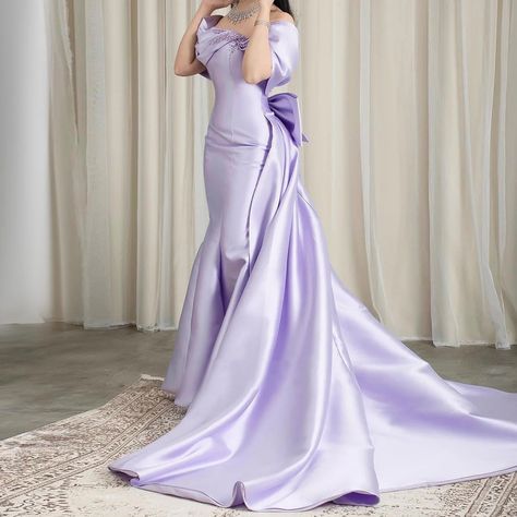 SF084 You're a queen, slay your wedding with this luxury evening party dress! Get ready to shine bright like the star you are. This stunning gown is truly breathtaking in person - don't just take our word for it! Marriage Dresses For Women, Marriage Dresses, Orange Evening Dresses, Yellow Evening Dresses, Silver Evening Dress, Purple Gown, Purple Evening Dress, Champagne Evening Dress, Gold Evening Dresses