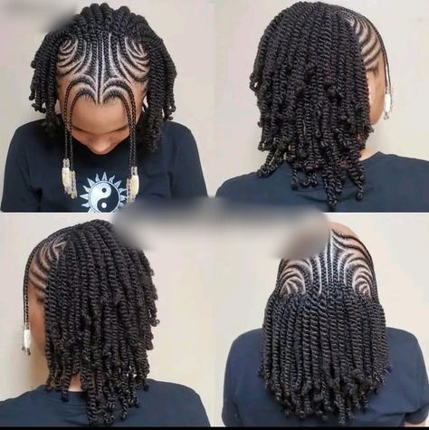 Cornrows Back, Front Cornrows, Two Strand Twist Hairstyles, Cornrows Natural Hair, Black Ponytail, Natural Hair Stylists, Two Strand Twists, Protective Hairstyles For Natural Hair, Quick Natural Hair Styles