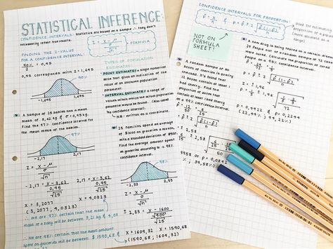 Hey y’all These are some (more) AP stats notes from my exam a few weeks ago - I can’t believe I’ve been writing exams for 4 weeks & I still have 2 weeks to go🙈 - Anyway, I should be uploading these AP math notes along with some Geography & Chemistry notes up to my website some time tomorrow! Happy studying xx - #smartgirl #smartgirlstudy #studygam #studyblr #study #studying #studies #study #studynotes #math #student #finals #exams #studentlifestyle #studentlife #studentstruggle #school #... Stats Aesthetic, Stats Notes, Notes High School, College Math Notes, Geometry Aesthetic, Ap Stats, 7th Grade Tips, Handwriting Inspo, Happy Studying